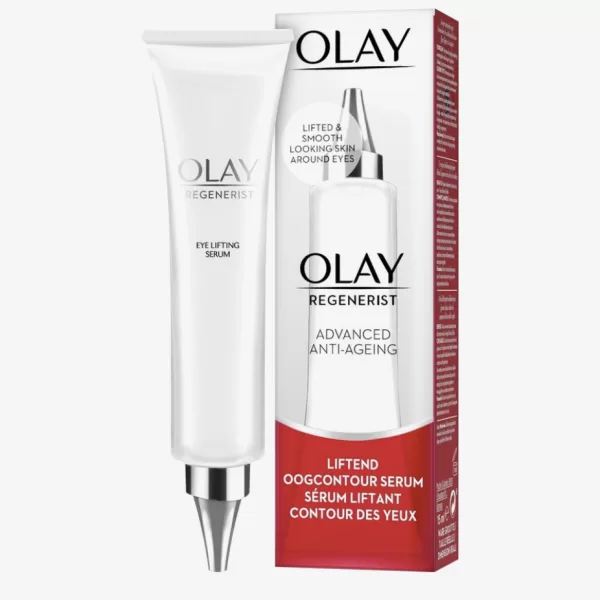 Olay Regenerist Liftend Oogcontourserum 15 ml - Anti-Veroudering, Vermindert Rimpels, Hydrateert, Parfumvrij, Amino-Peptide Complex