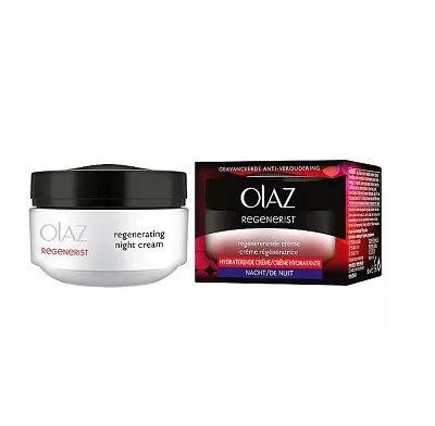 Olaz Regenerist Nachtcreme - Regenererende Anti-Aging Crème voor Jongere Huid, Vermindert Fijne Lijntjes en Rimpels, 50 ml