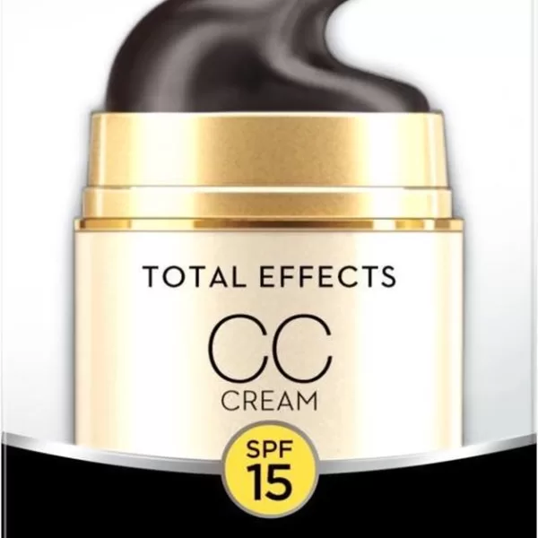 Olaz Total Effects CC Cream Licht tot Medium 50ml - 7-in-1 Anti-Aging, SPF15, Hydrateert, Egaliseert Teint, Niacinamide, Niet-vettig.