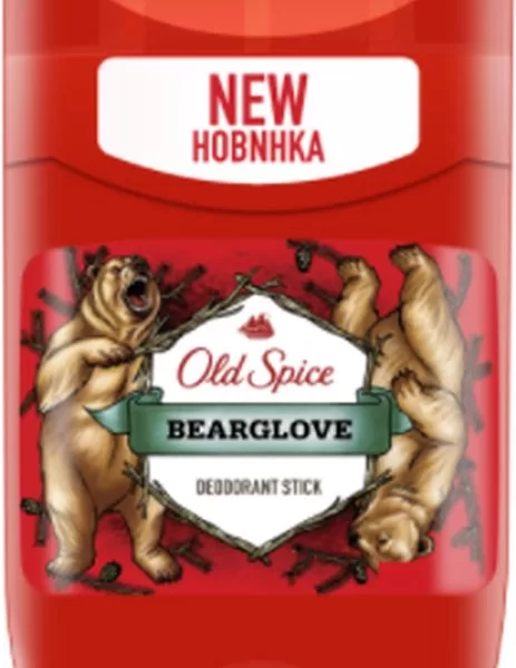 Old Spice Bearglove Deodorant Stick 50g - 48 uur bescherming, frisse mannelijke geur, anti-transpirant, krachtige geurcontrole, voor moderne mannen