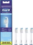 Oral-B Pulsonic SR32-4 Opzetborstels - 4 Stuks - Wit - Geschikt voor Pulsonic, Slim & Smart - Grondige Reiniging voor Dagelijks Gebruik