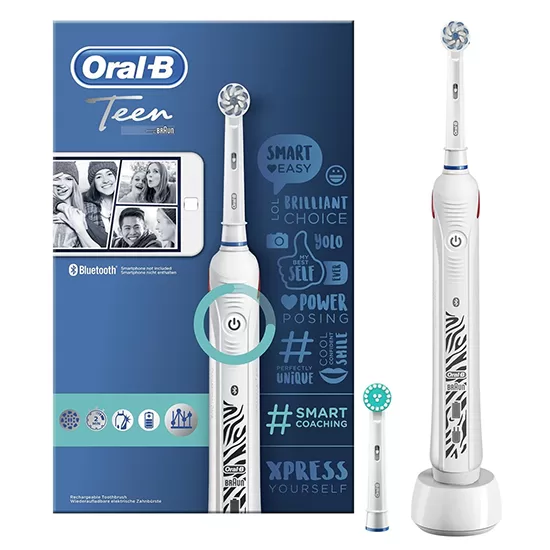 Oral-B Smart Teen White – Elektrische Zahnbürste für Teenager, ideal für optimale Mundhygiene und strahlend weiße Zähne.