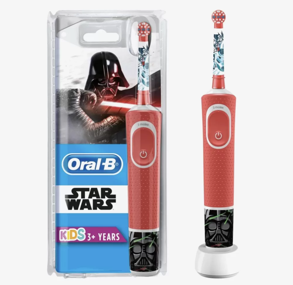 Oral-B Stages Power elektrische tandenborstel Star Wars - Oscillerend, EZtimer, extra zachte borstelharen, Squish-Grip, ideaal voor kinderen