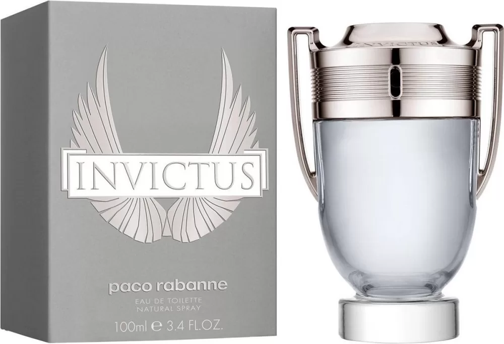 Paco Rabanne Invictus Eau de Toilette 100 ml für Herren – Frische & Sinnlichkeit, marine Noten, Grapefruit, Amber, Siegerduft