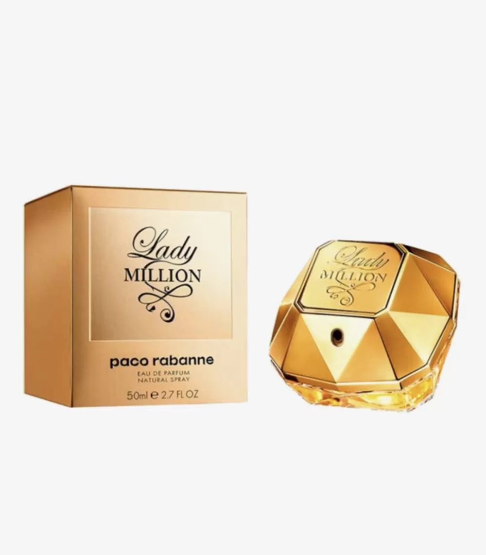 Paco Rabanne Lady Million Eau de Parfum 30 ml – Bloemige, frisse geur voor dames – Luxe gouden flacon, perfect als cadeau