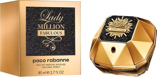 Paco Rabanne Lady Million Fabulous Eau de Parfum 80 ml – Damesparfum met Oriëntaalse Bloemige Geur – Perfect voor Avonden