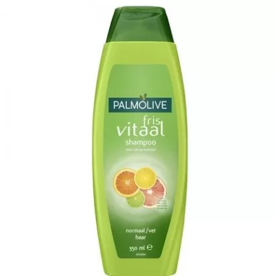 Palmolive Fris Vitaal Shampoo 350ml – Verfrissende Formule met 100% Natuurlijke Citrus-Extract, Herstelt Vitaliteit en Volume