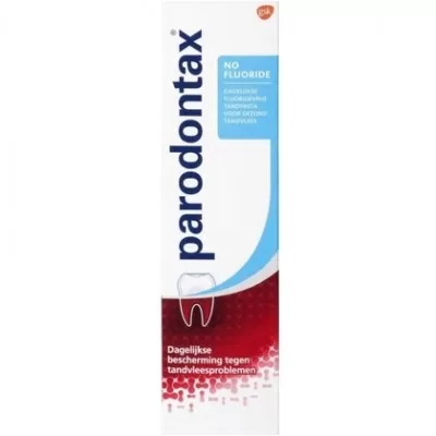 Parodontax Tandpasta Fluoride Vrij - Bescherming tegen Tandvleesproblemen & Frisse Adem - 75ml