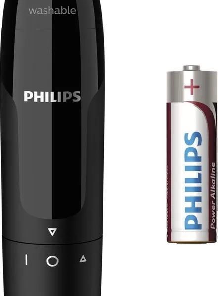 Philips Norelco NOSETRIMMER Series 1000 NT1650/16 - Zwart, Neustrimmer, Batterij-aangedreven, Precisietrimmer voor Neus & Oren