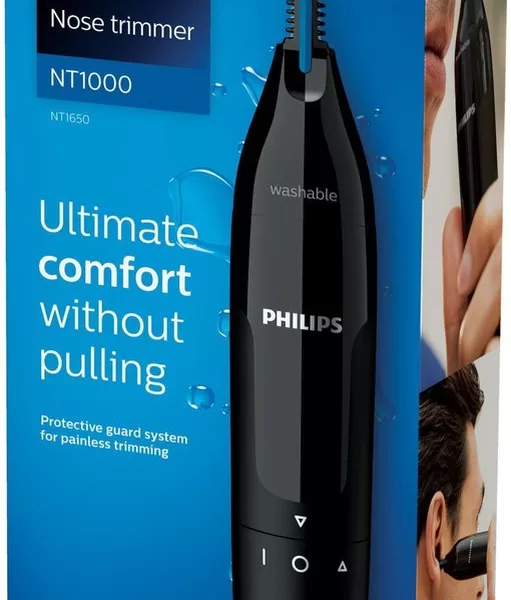 Philips NT1650/15 Neus- en Oortrimmer - Precisietrimmer met PrecisionTrim-technologie, Waterdicht, Ergonomisch Design, Zwart