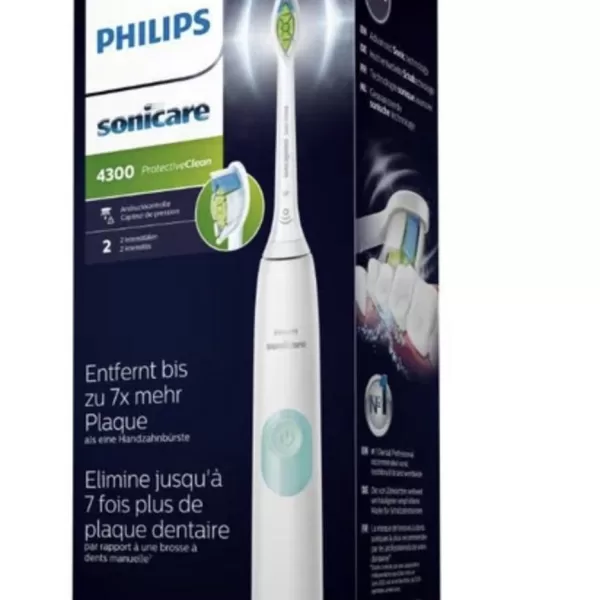 Philips Sonicare ProtectiveClean 4300 Elektrische Tandenborstel - Wit, Sonisch, Timer, Oplaadstation, Beste uit de test - Consumentenbond 2018