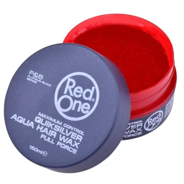 Red One Grijze Haar Wax - 150ml | Gel Wax met Aftershave Geur voor Langdurige Hold en Frisse Look | Perfect voor Mannen