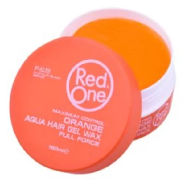 Red One Haar Wax Orange - 150ml, Citrus Duft, Styling für alle Haartypen, Frisch und langanhaltend, Haarpflege und -styling in einem