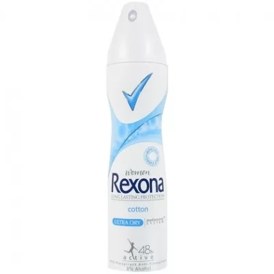 Rexona Deospray für Frauen - Cotton Dry, 6x150ml, langanhaltender Schutz, erfrischender Duft, antitranspirant, ideal für den Alltag