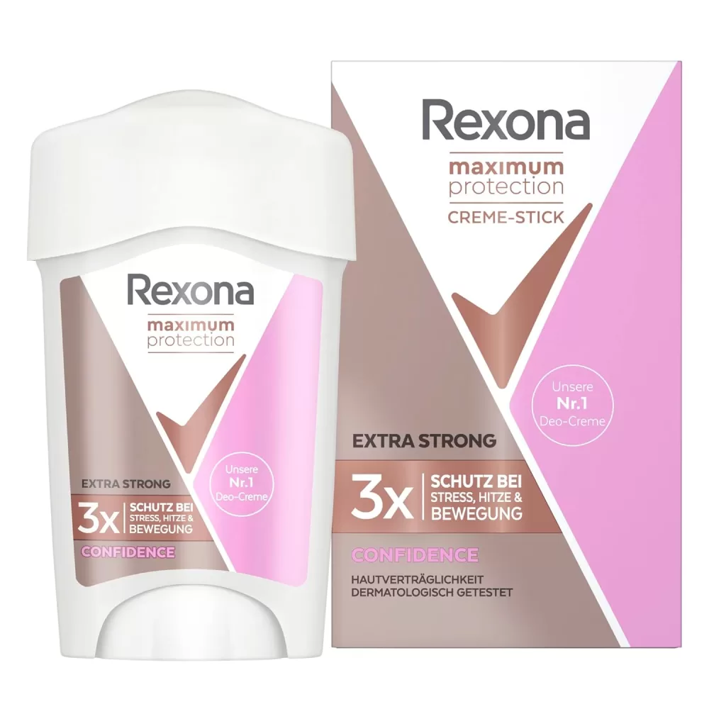 Rexona Maximum Protection Confidence Antiperspirant Spray für Frauen - 100 ml, 3x meer bescherming, 96 uur bescherming, Defence+ Technologie