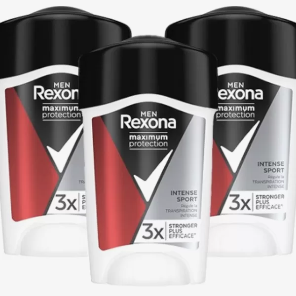 Rexona Men Maximum Protection Intense Sport Deodorant 45 ML - 3er Vorteilspackung für langanhaltenden Schutz und Frische