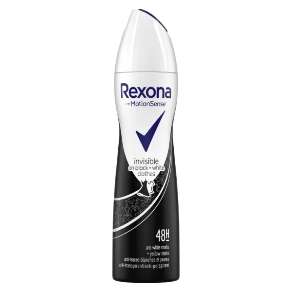 Rexona Women Invisible Deospray 150 ml - Antiperspirant für empfindliche Haut, frischer Duft, schützt schwarze & weiße Kleidung