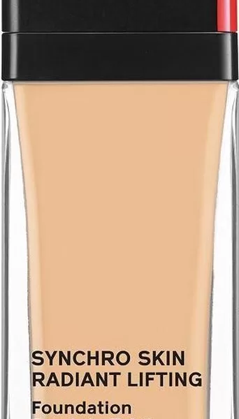 Shiseido Synchro Skin Radiant Lifting Foundation SPF 30 - 160 Shell, 30 ml - Strahlende Haut, langanhaltende Deckkraft, Anti-Aging-Effekt