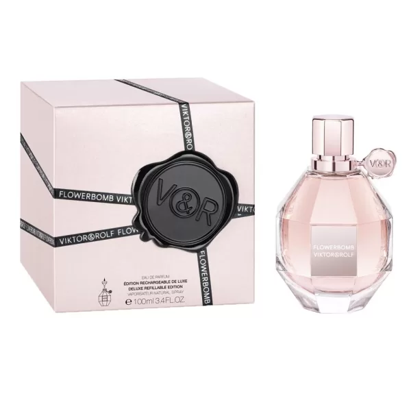 Viktor & Rolf Flowerbomb Eau de Parfum 100 ml – Damenparfum, blumiger Duft, luxuriöse Note, Geschenkidee für besondere Anlässe