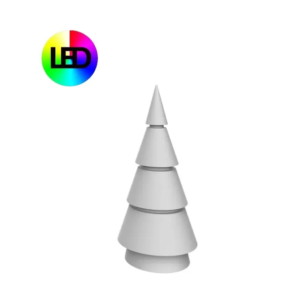 Vondom Forest LED Weihnachtsbaum RGBW 25 cm – Akku, Fernbedienung, farbwechselnd, UV-resistent, stilvolles Design für Innen & Außen