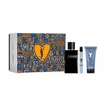 Yves Saint Laurent Y for Men Set: Eau de Parfum 60ml, Shower Gel 50ml & After Shave Balm 50ml - Luxe Geur voor de Succesvolle Man