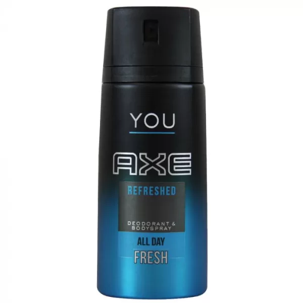 Axe Deodorant Spray 150 ml - You Refreshed, Moderne Mannelijke Geur, Langdurige Frisse, Perfect voor Dagelijks Gebruik