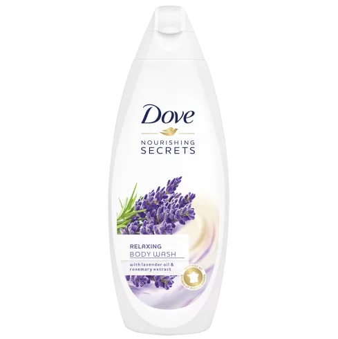 Dove Nourishing Secrets Relaxing Body Wash 500ml - Lavendelolie & Rozemarijn Extract voor een Verkwikkende Doucheervaring