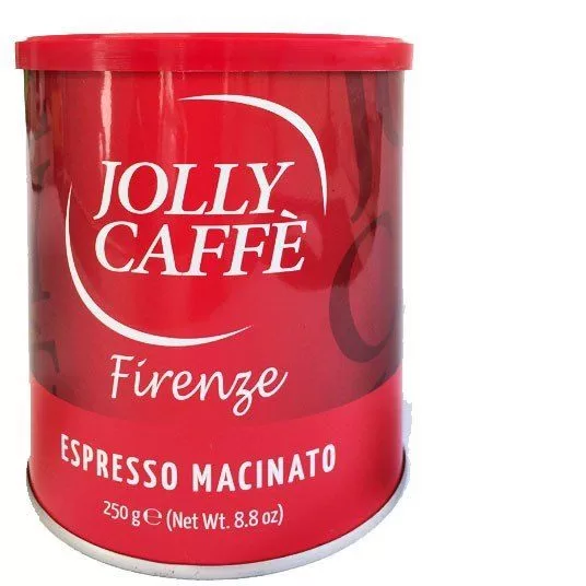 JOLLY Caffé Crema 250g gemahlen - Zertifizierter italienischer Espresso, 12 Arabica-Mischung, reichhaltiges Aroma, samtiger Geschmack