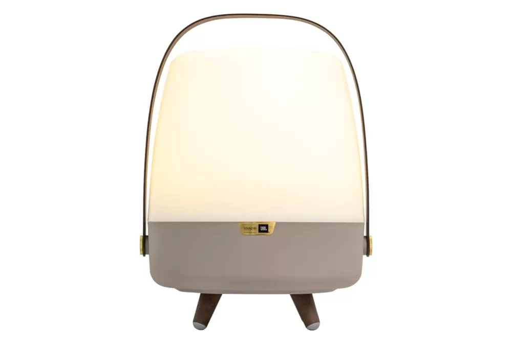 Kooduu Lite-up Play Mini 2.0 JBL - Designer Lautsprecherlampe mit Bluetooth, Sound & warmweißem Licht - Farbe: Earth