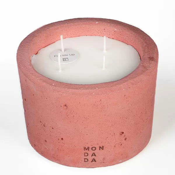 Mon Dada Urban Color Duftkerze S - Fire Me Up, Canyon Clay, handgefertigt, Soja- und Kokoswachs, Geschenkbox, warmes Aroma, 200g