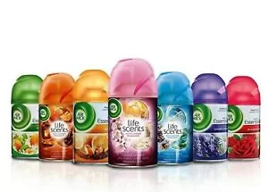 Air Wick Freshmatic Navullingen Set van 6 - 250 ml - Geuren: Oriental Passion Flower, Citrus, Lavender, Cherry Blossom, en meer