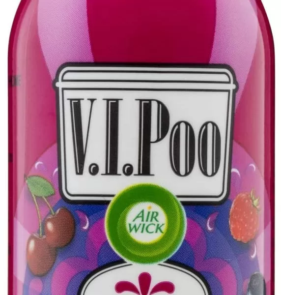 Airwick Luchtverfrisser Vipoo Fruity Pin-Up 55ml - Tot 300 Sprays, Etherische Oliën, Proactieve Geurbescherming voor de WC