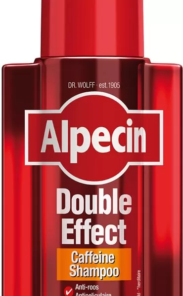 Alpecin Dubbel-Effect Shampoo 200 ml – Tegen haaruitval & roos, met salicylzuur & cafeïne, voor een gezonde hoofdhuid