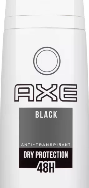 Axe Deo Anti-Perspirant Black 150 ml - Geschenkverpackung Weiß, langanhaltender Schutz, erfrischender Duft - 6 Stück Packung