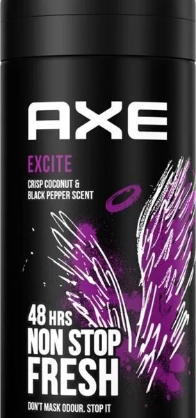 Axe Deospray Excite 150ml – Herrenduft, langanhaltender Schutz, frischer Duft für den ganzen Tag, ideal für aktive Männer