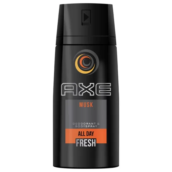 Axe Deospray Musk 150ml - 6 Pack | Langdurige Frisse Geur | Heren Deodorant met Leer en Lavendel Aroma