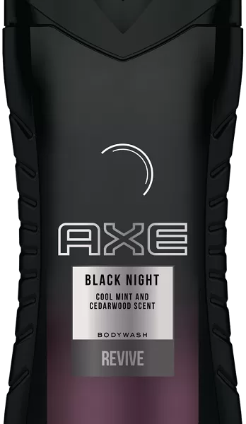 Axe Douchegel Black Night 250 ml – Verfrissend voor Mannen, Citrus & Munt Geur, 3 Stuks, Stimulerend & Herboren gevoel