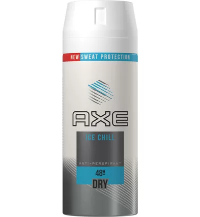 AXE Ice Chill Dark Anti-Transpirant Spray - 6 x 150 ml, 48h Schutz, bevroren munt & citroen geur, zweetpreventie