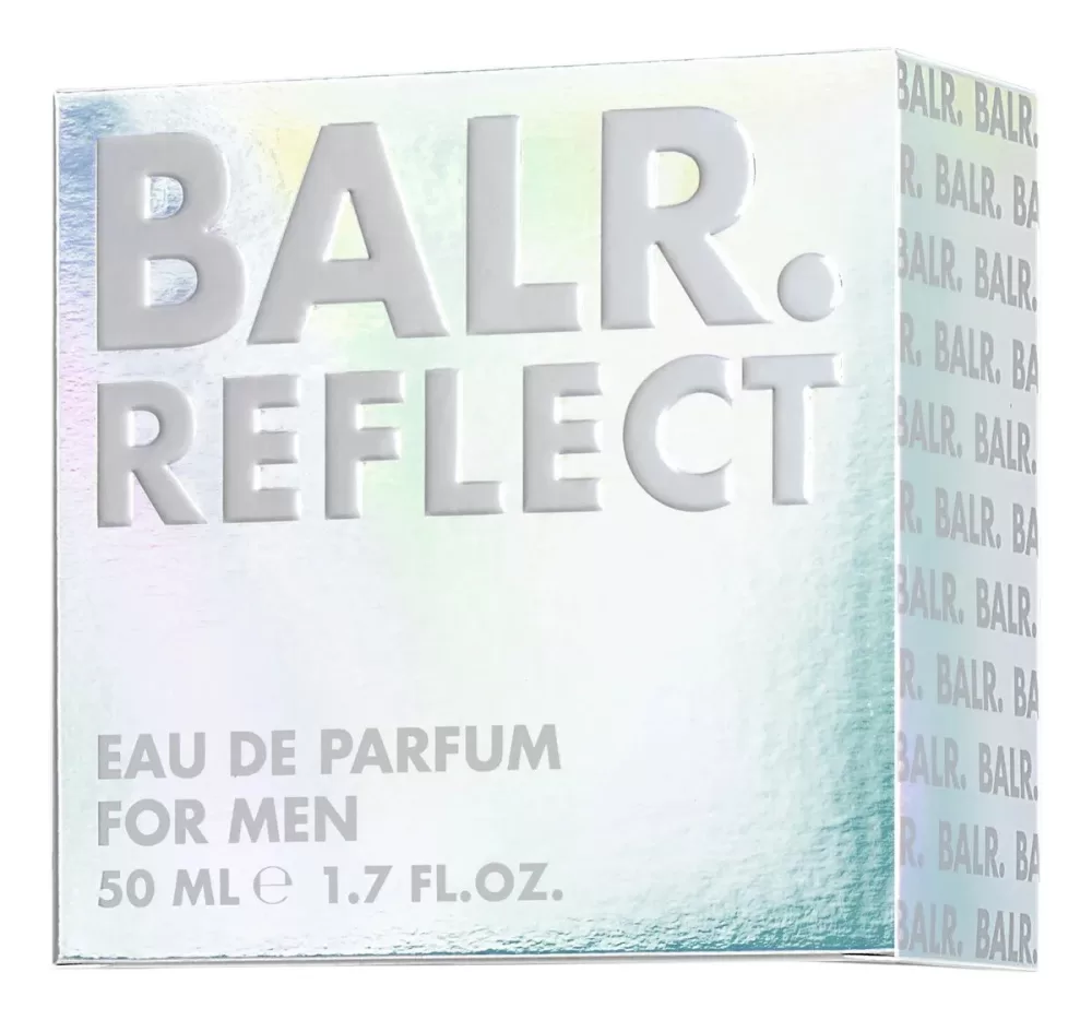 BALR. MEN Reflect Man Eau de Parfum 50ml – Zomerse geur met aquatische & citrusnoten, iconisch design voor de zelfverzekerde man