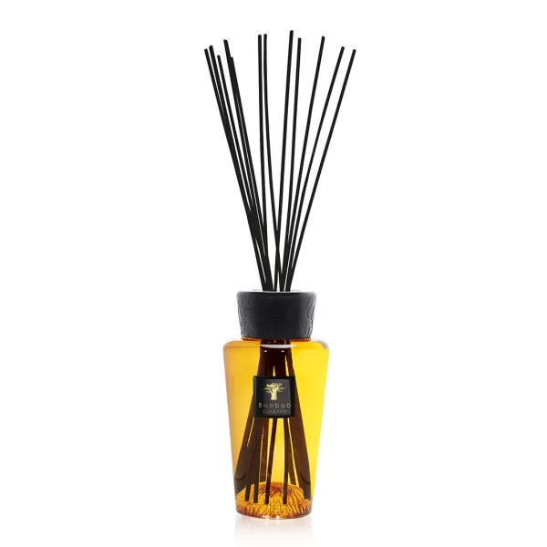 Baobab Diffuser Cuir de Russie 500 ml - Maskuliner Raumduft mit Vetiver & Wildleder - Eleganter Glasflakon, Geschenktasche inkl.