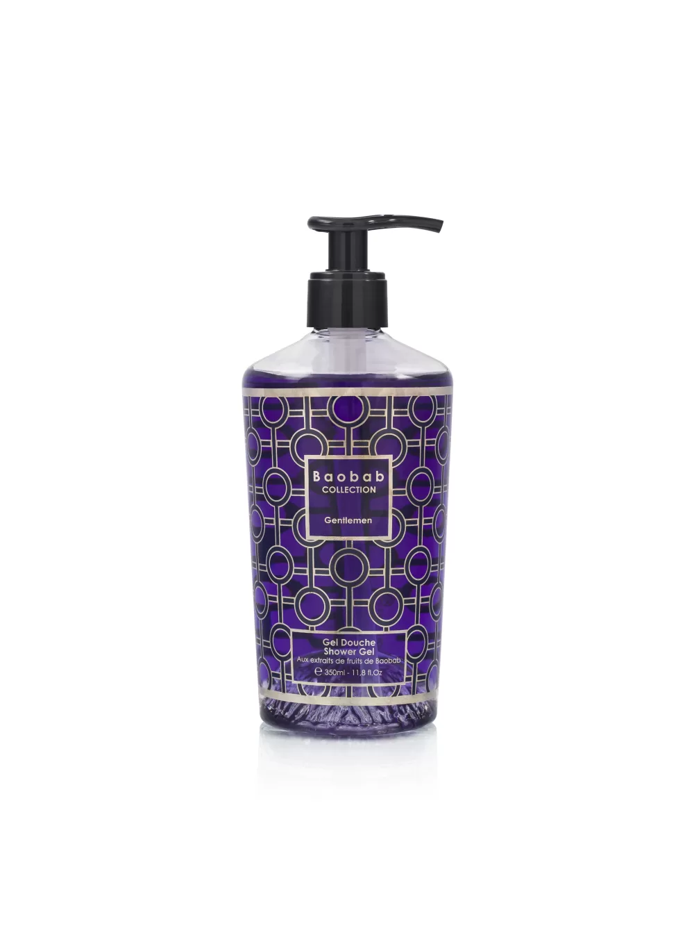 Baobab Gentlemen Shower Gel – Feuchtigkeitsspendend, Amber-Duft, eleganter Glasflakon, 250ml | My First Baobab Cosmetics