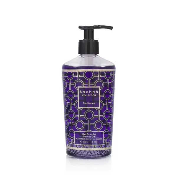 Baobab Gentlemen Shower Gel – Feuchtigkeitsspendend, Amber-Duft, eleganter Glasflakon, 250ml | My First Baobab Cosmetics