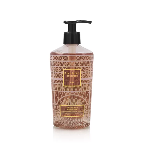 Baobab Paris My First Baobab Shower Gel | Duftendes Duschgel in elegantem Glasflakon | Feuchtigkeitsspendend & blumig-frischer Duft