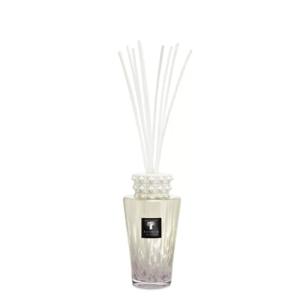 Baobab Totem Luxury Diffuser 2L - White Pearls, Blumen-Duft mit weißem Moschus & Jasmin, handgefertigter Keramikaufsatz, Geschenkidee