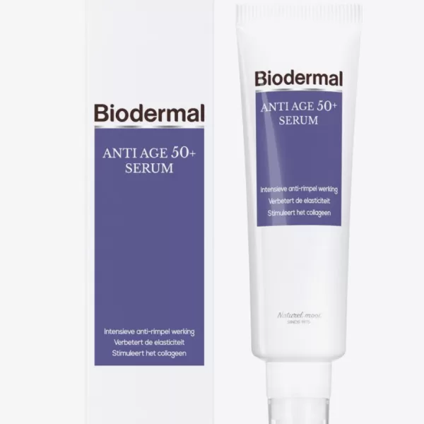 Biodermal Anti Age Gezichtserum - 30ml | Verstevigend, pH-neutraal, Tegen Huidveroudering, Vitamine E, Voor Stralende Huid