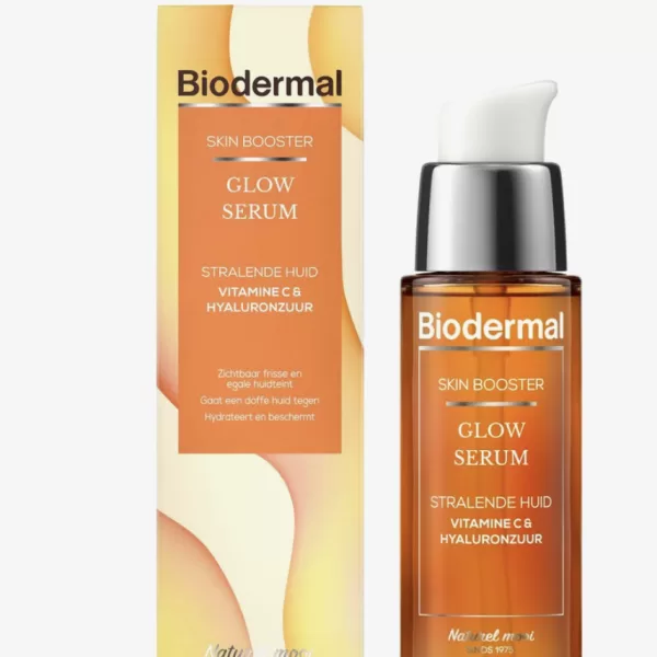 Biodermal Skin Booster Glow Serum met Vitamine C & Hyaluronzuur - Stralende Huid, Hydratatie & Antioxidanten - 30ml