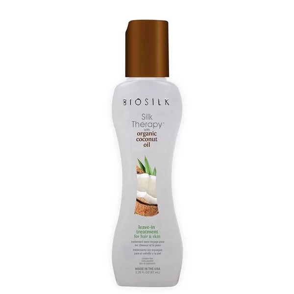 BioSilk Silk Therapy Original Coconut Oil 67ml - Leave-in Treatment voor Haar en Huid, Hydraterend en Voedend, Droog of Vochtig Gebruik