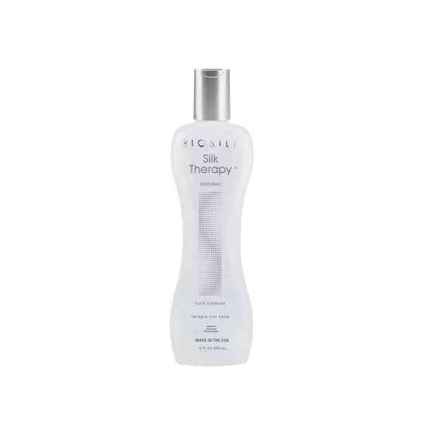 Biosilk Silk Therapy Leave-In Serum 355ml - Revitaliseert, Herstelt Beschadigingen, Geschikt voor Alle Haartypen, Ammoniakvrij