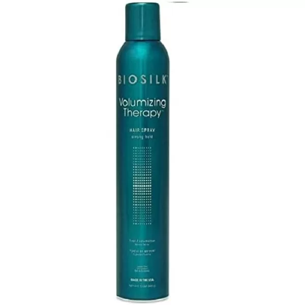 Biosilk Volumizing Therapy Hairspray 10 oz – Verstevigt, Voegt Volume en Glans Toe, UV-bescherming, Gluten-, Sulfaat- en Parabeenvrij