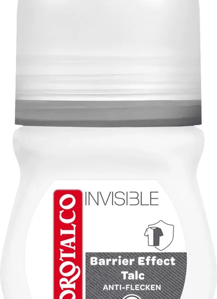 Borotalco Antitranspirant Deo Roll-on Invisible 50 ml - Bloemige geur, 48 uur bescherming, alcoholvrij, anti-vlekkeneffect, talkformule